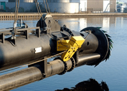 Cutter units consist of the cutter head, the cutter shaft with the necessary bearings etc as well as a hydraulic motor, the steelwork for the unit itself incl. suction mouth and semi-balanced sidewire blocks.