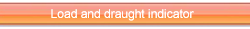 Load and draught indicator Load and draught indicator